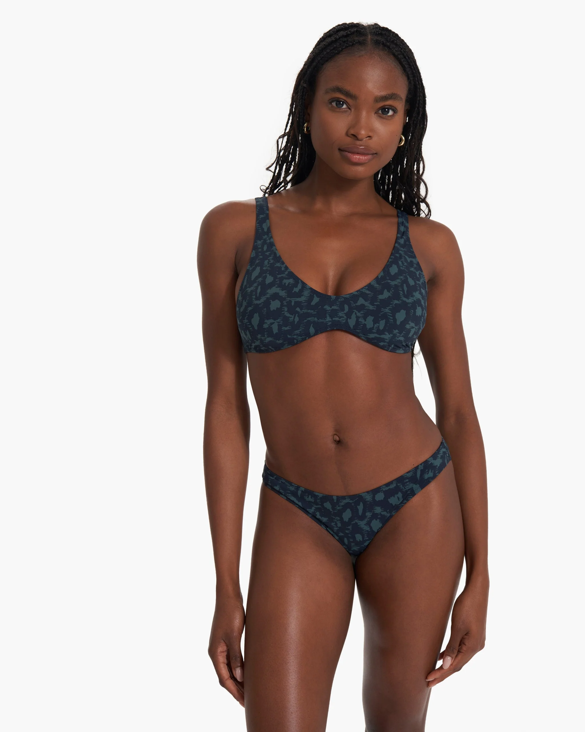 Aqua Triangle Top